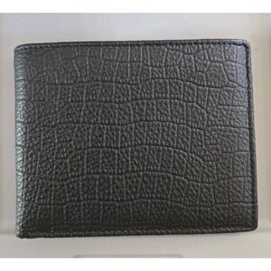 Men's HIMI Remember Black Leather Bifold Wallet with RFID Protection.  New w/box